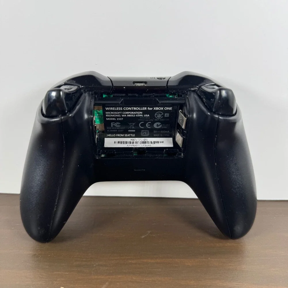 Xbox One Wireless Controller Microsoft Model 1537 Black Used Tested Working